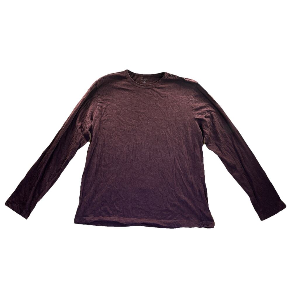 Sonoma Mens XL Short Sleeve Casual Magenta Long Sleeve Shirt